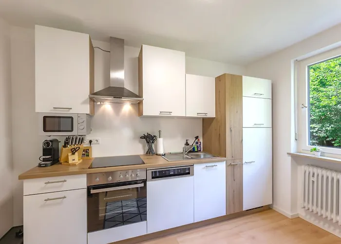 Apartament Sweethome - Kueche, Stellplatz, Wlan, Naehe S-bahn Monachium